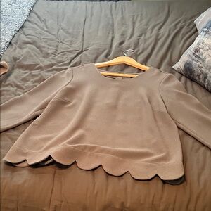 The Limited Gray Textured Top